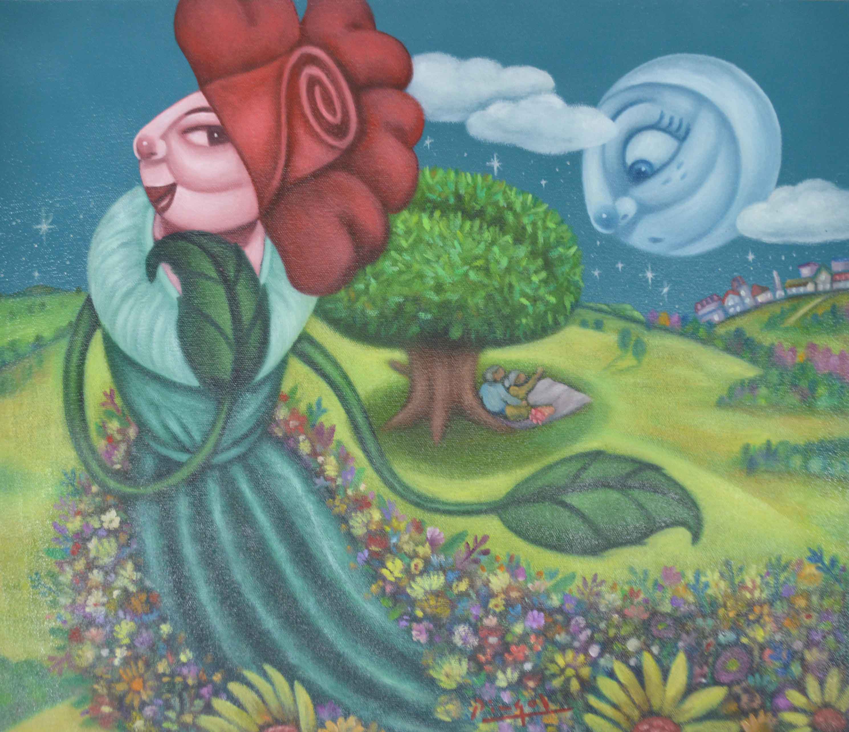 Tale of Love 7 Talking to the Moon, 2