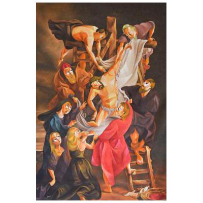 Homage to Rubens, The Descent from the Cross, 11