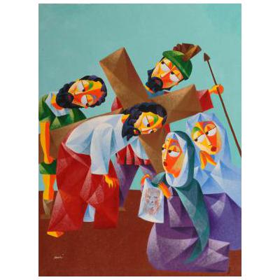 Veronica Wipes the Face of Jesus, 11