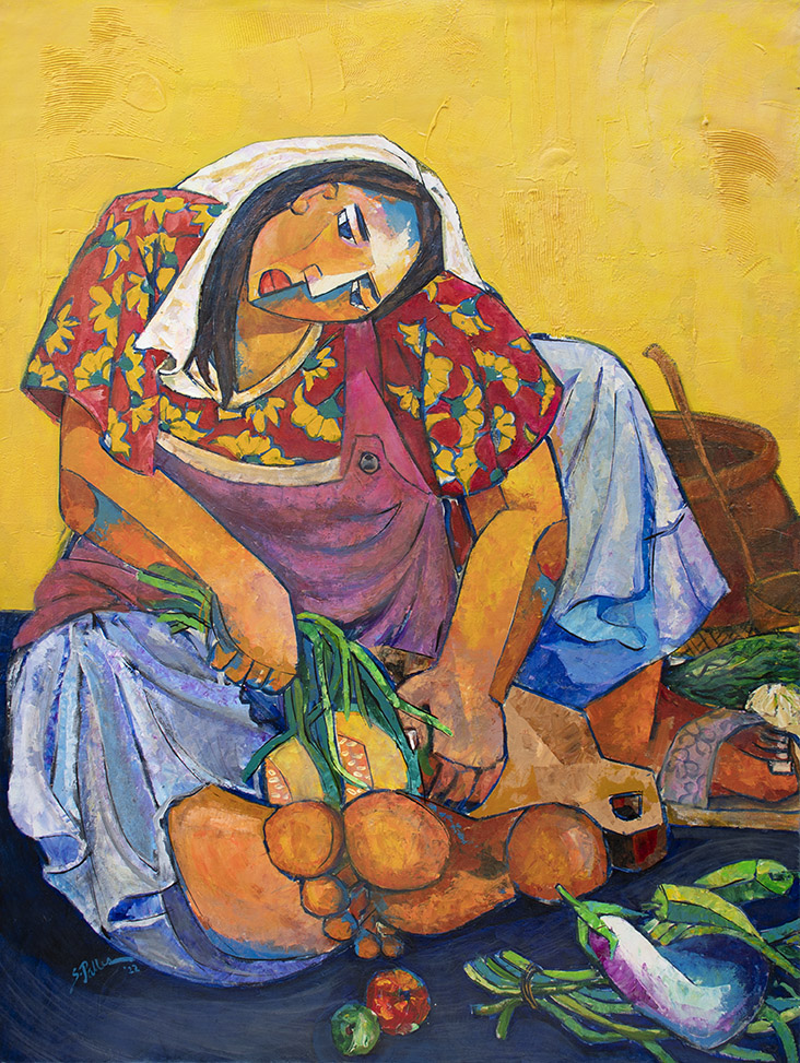 Vegetable Seller, 120